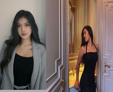 Вьетнамская сестра сексуальна с узким платьем, которое вызывает штормы социальной сети